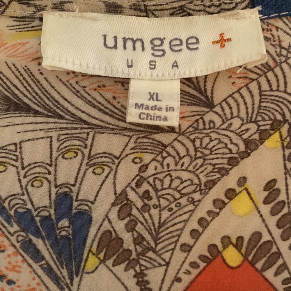 🎉HOST PICK🎉Umgee + USA kimono w/ colourful pattern & little Pom poms on sleeve - Picture 8 of 8